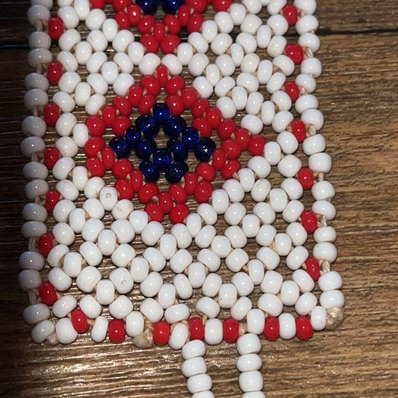Native American vintage glass bead belt